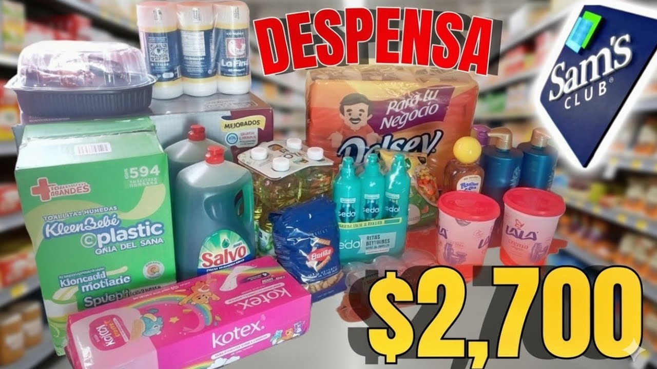 👉 Compras en Sam’s Club 🛒DESPENSA MENSUAL 