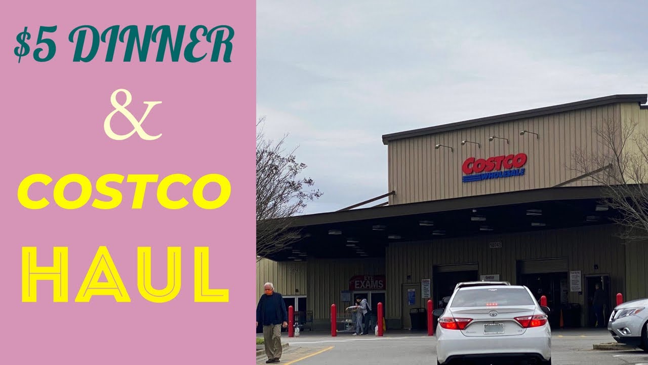 5 DOLLAR DINNER!!! SUPER EASY AND QUICK! | COSTCO HAUL!!