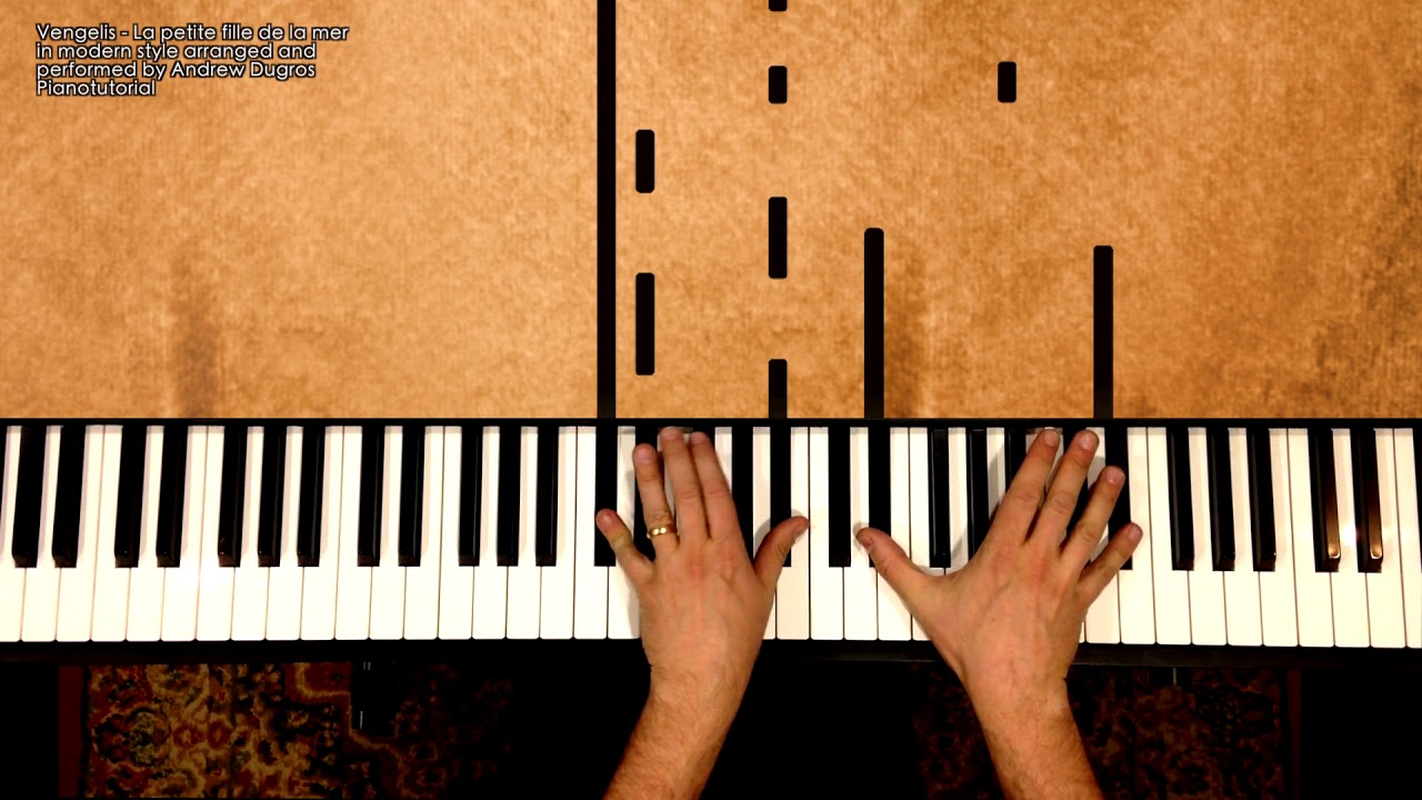 Vangelis in modern piano style like Hans Zimmer - La petite fille de la mer - Piano Cover