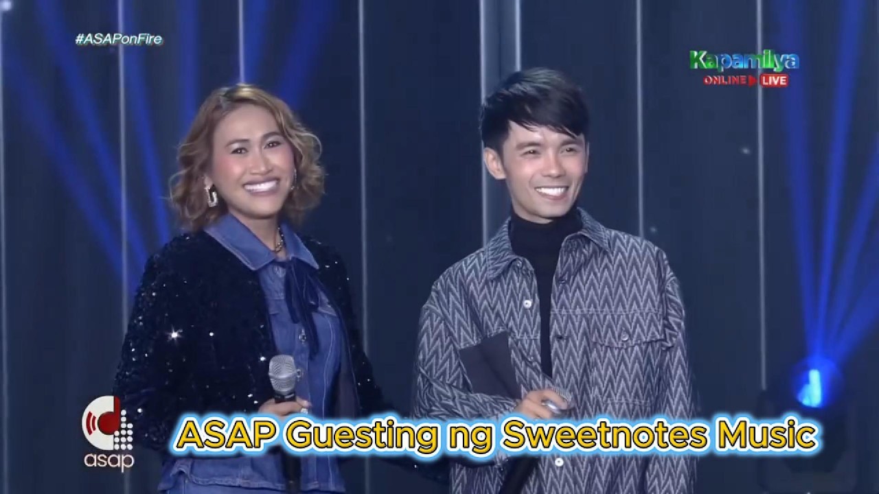 Gipagawas ra gyud sa ASAP ang Guesting ng Sweetnotes Music 