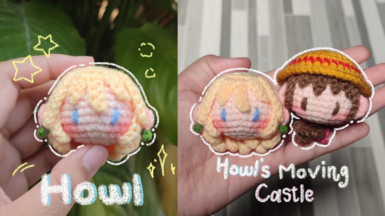 Howl from Howl's Moving Castle ✨🌠|cute keychain crochet | Amigurumi anime| l amigurumi keychain