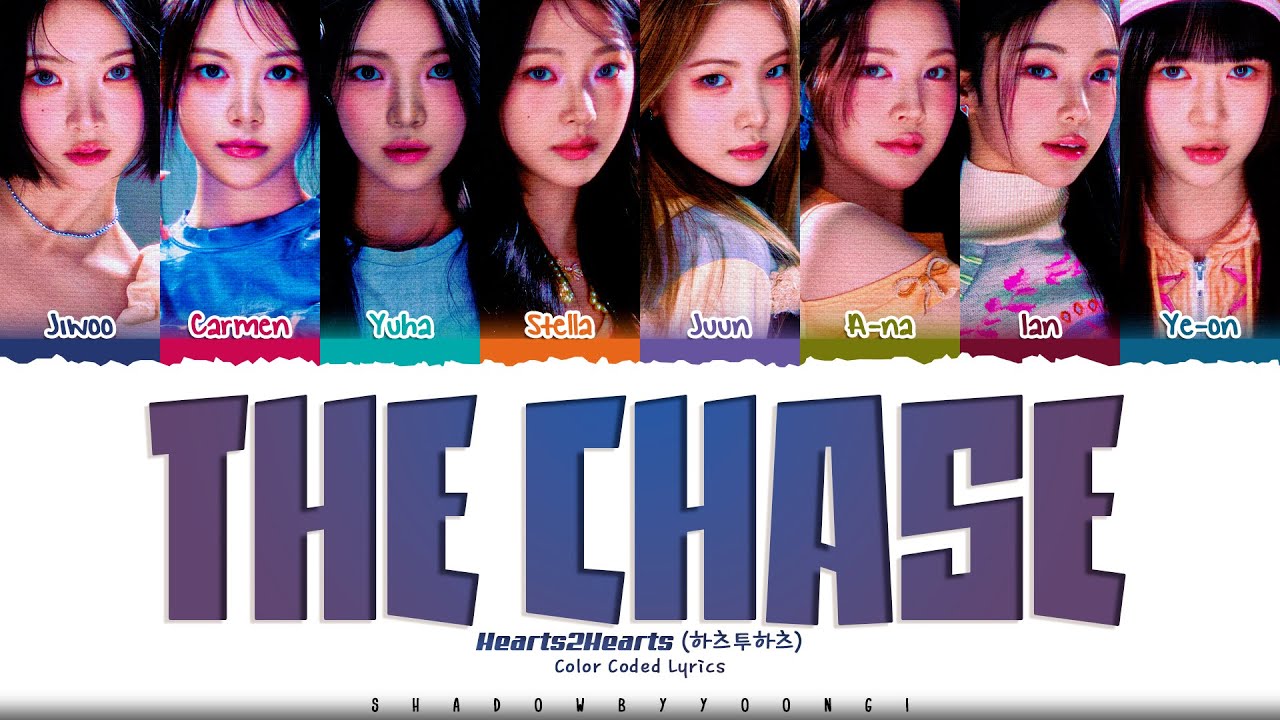 Hearts2Hearts 'The Chase' Lyrics (하츠투하츠 The Chase 가사) [Color Coded Han_Rom_Eng] | ShadowByYoongi