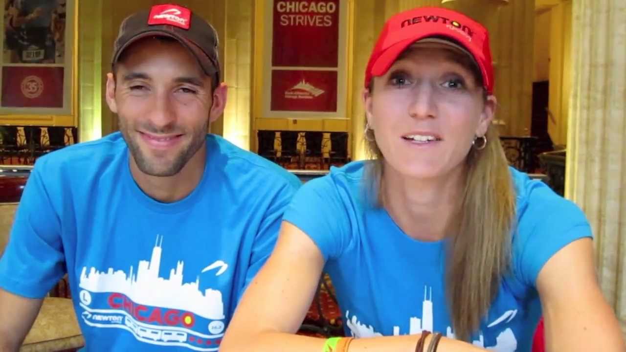 Team Alchemy's Stephanie Pezzullo and Stephen Pifer - Chicago Marathon 2012
