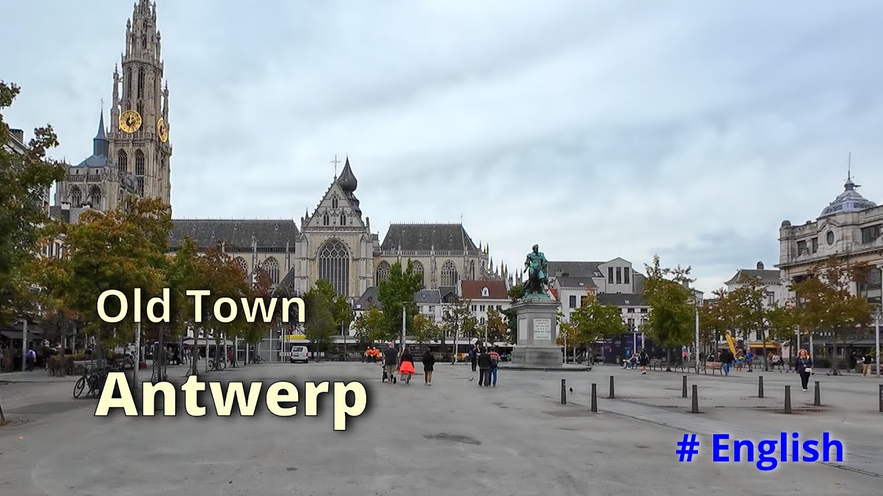 Antwerp, from the Square to the Cathedral: a walk through history and beauty. BELGIUM
