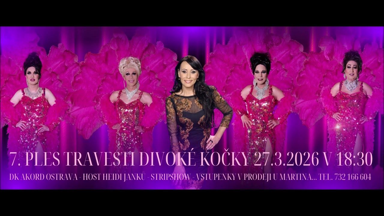 7. ples travesti Divoké Kočky 27.3.2026 v 