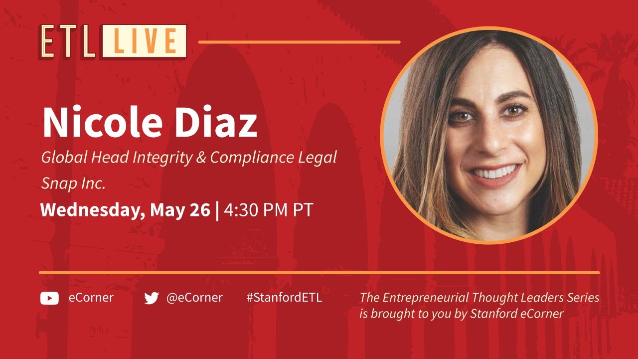 ETL Speaker Series: Nicole Diaz, Snap Inc.
