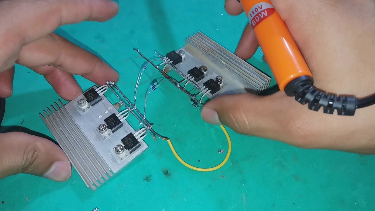 Inversor 12 volts DC para 127 AC com IRF3205