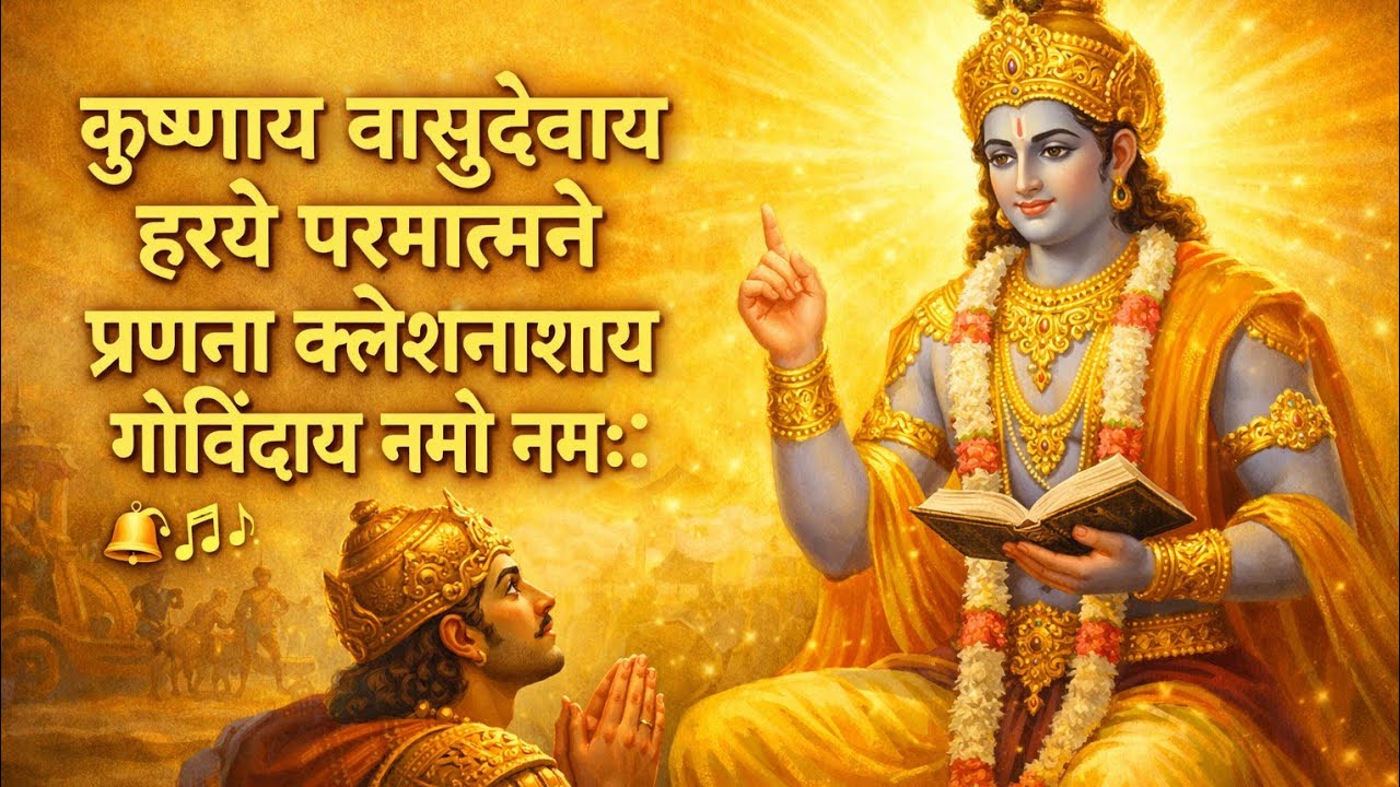 कृष्णाय वासुदेवाय हरये परमात्मने । कृष्णा मंत्र। संजीव कुशवाहा