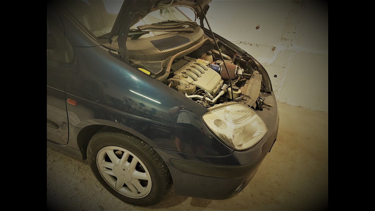 Renault Scenic 1.6 16V 2001 wymiana sprężarki klimatyzacji