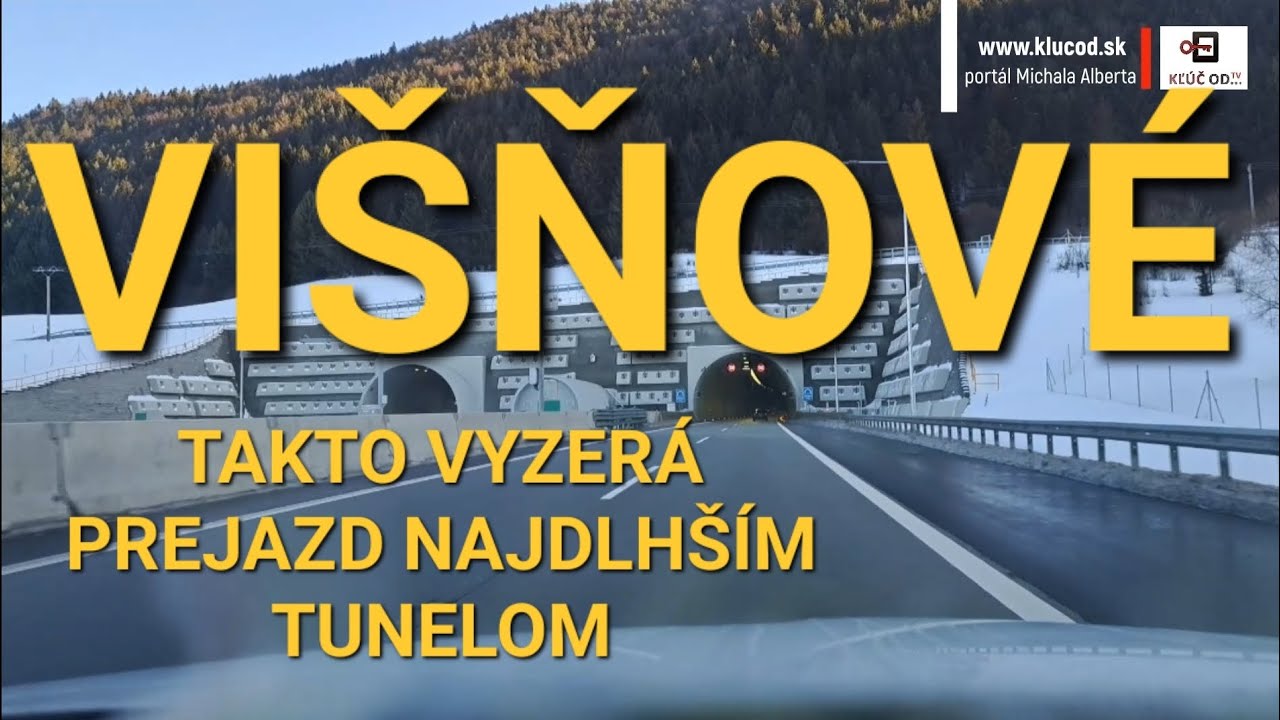 Višňové. Prešli sme novým tunelom Višňové. Bol to takýto zážitok