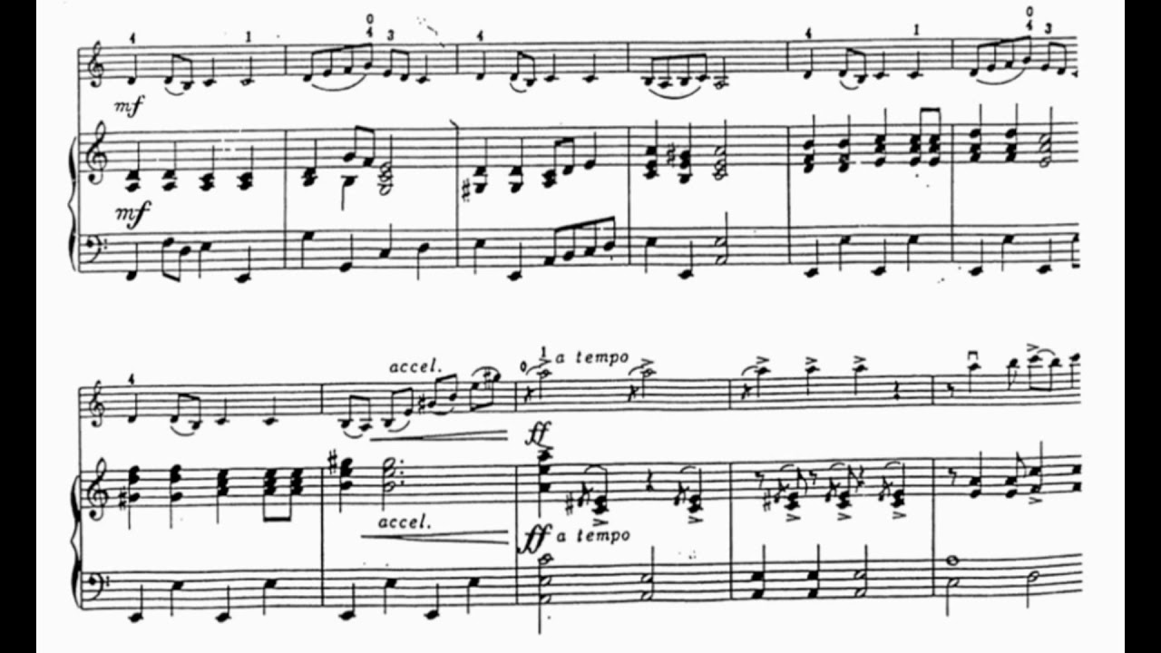 George Perlman. Israeli concertino 1mvt. (piano part).Перльман Израильское концертино (фортепиано)