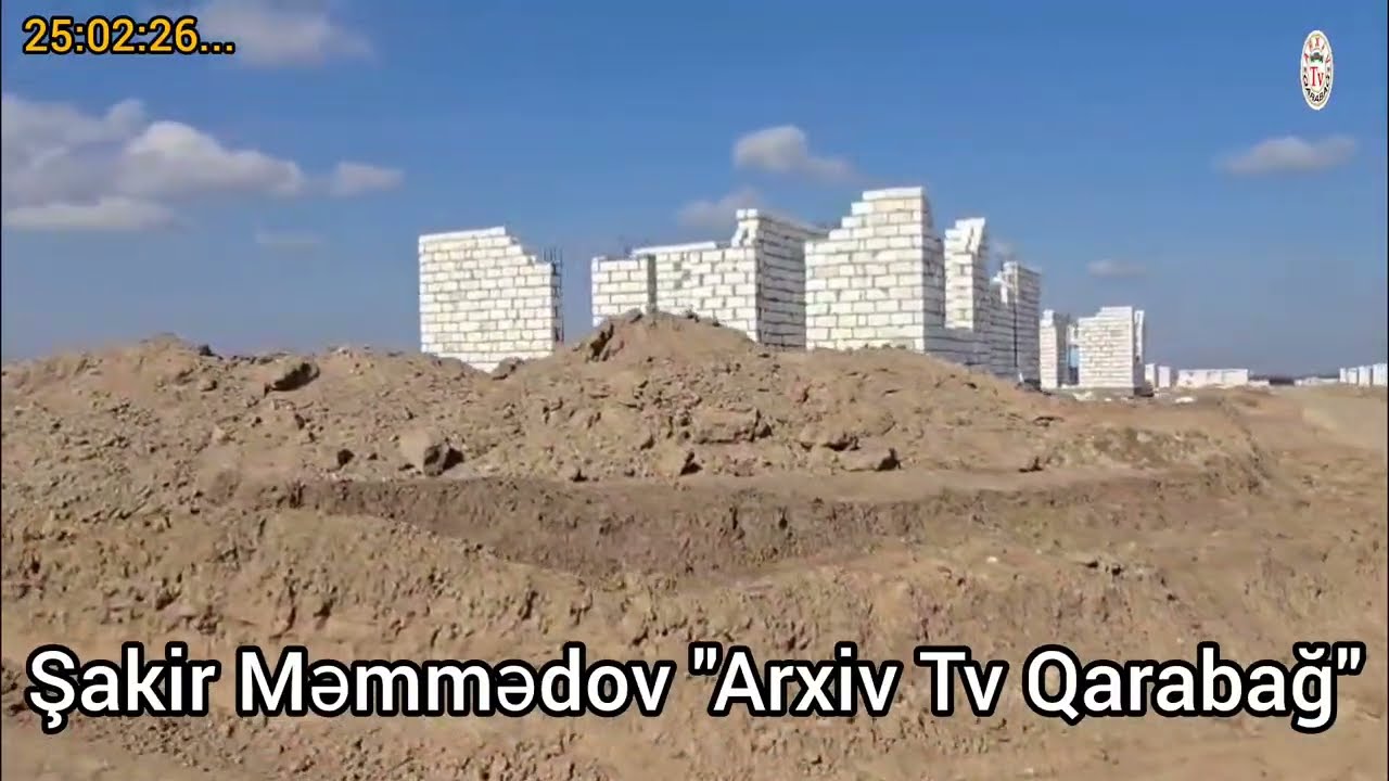 AĞDAM-QƏRVƏND KƏNDİNDƏ TİKİLƏN YENİ EVLƏR.(25:02:2026...)