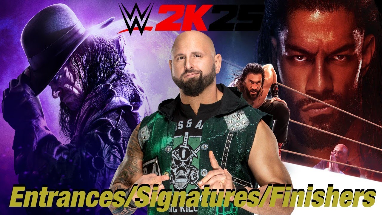 WWE 2K25 Entrances/Signatures/Finishers: Karl Anderson