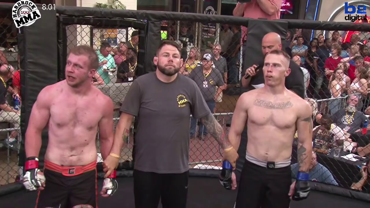 Hardrock MMA 100 Fight 1 Jeff Johnson vs Damon Bell 170 Ammy