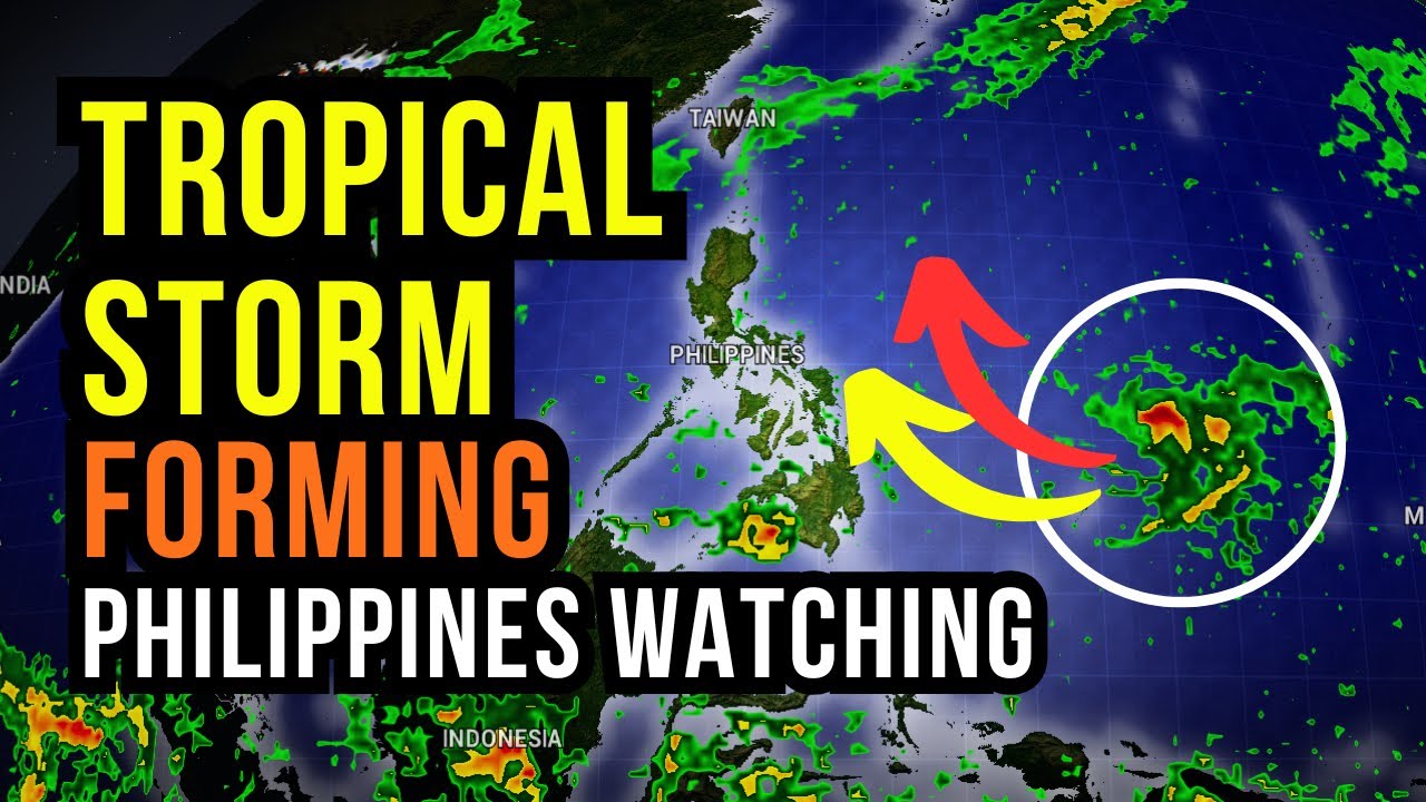 Tropical Storm Forming and moving toward the Philippines...