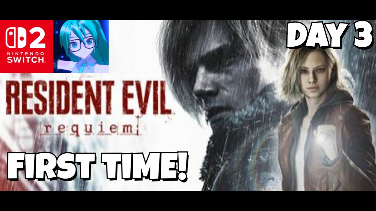 LIVE - RE Requiem + ENDING | Continuing - Day 3  - FaceCam | NaokiMiku
