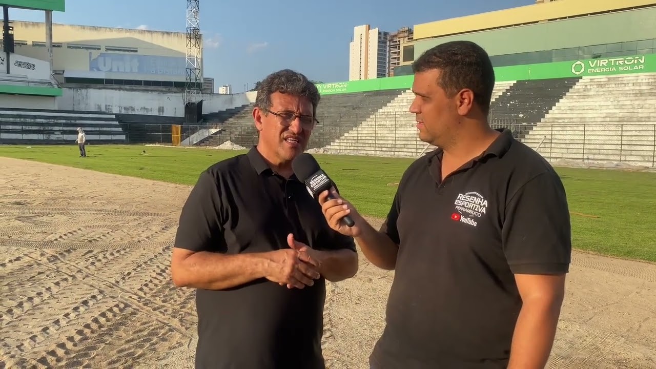 🚨GRAMADO DO ESTÁDIO LACERDAO CHEGOU, PRESIDENTE SIVALDO OLIVEIRA FALOU QUE VEM NOVIDADES POR AÍ.