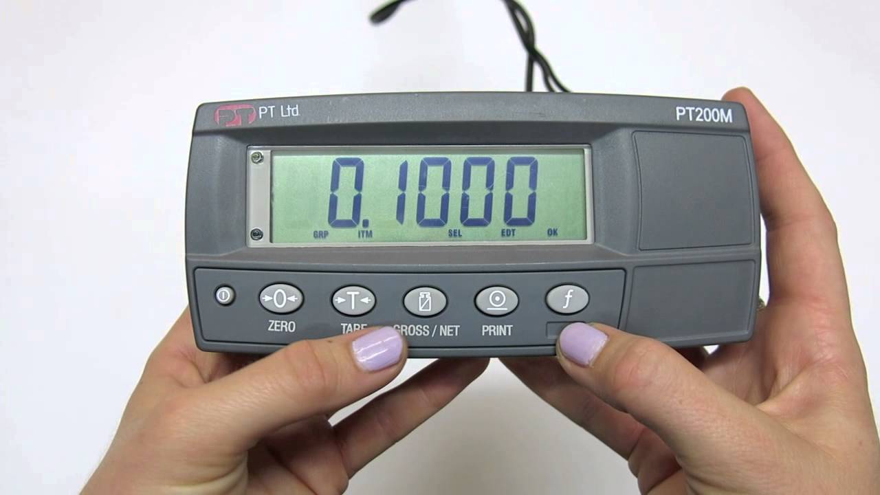 Direct Entry Calibration of the PT200M indicator..