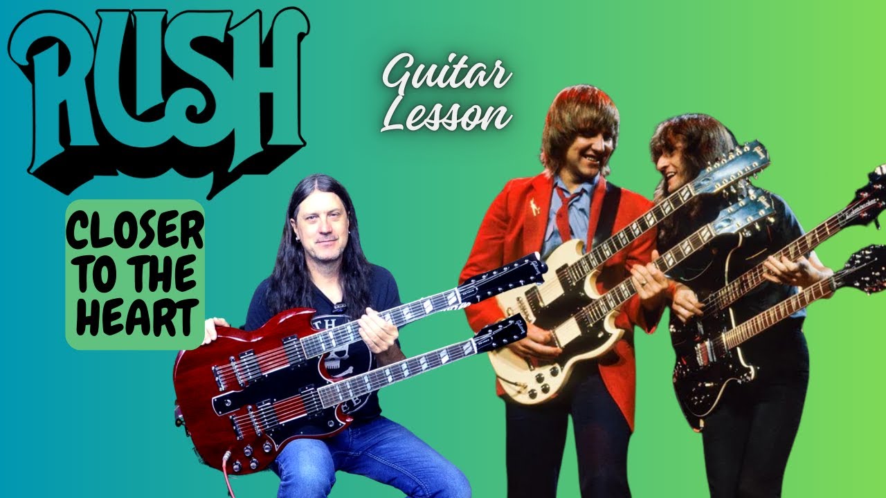 Как играть Closer To The Heart группы Rush — краткое вводное руководство — Гедди Ли, Алекс Лайфсо...