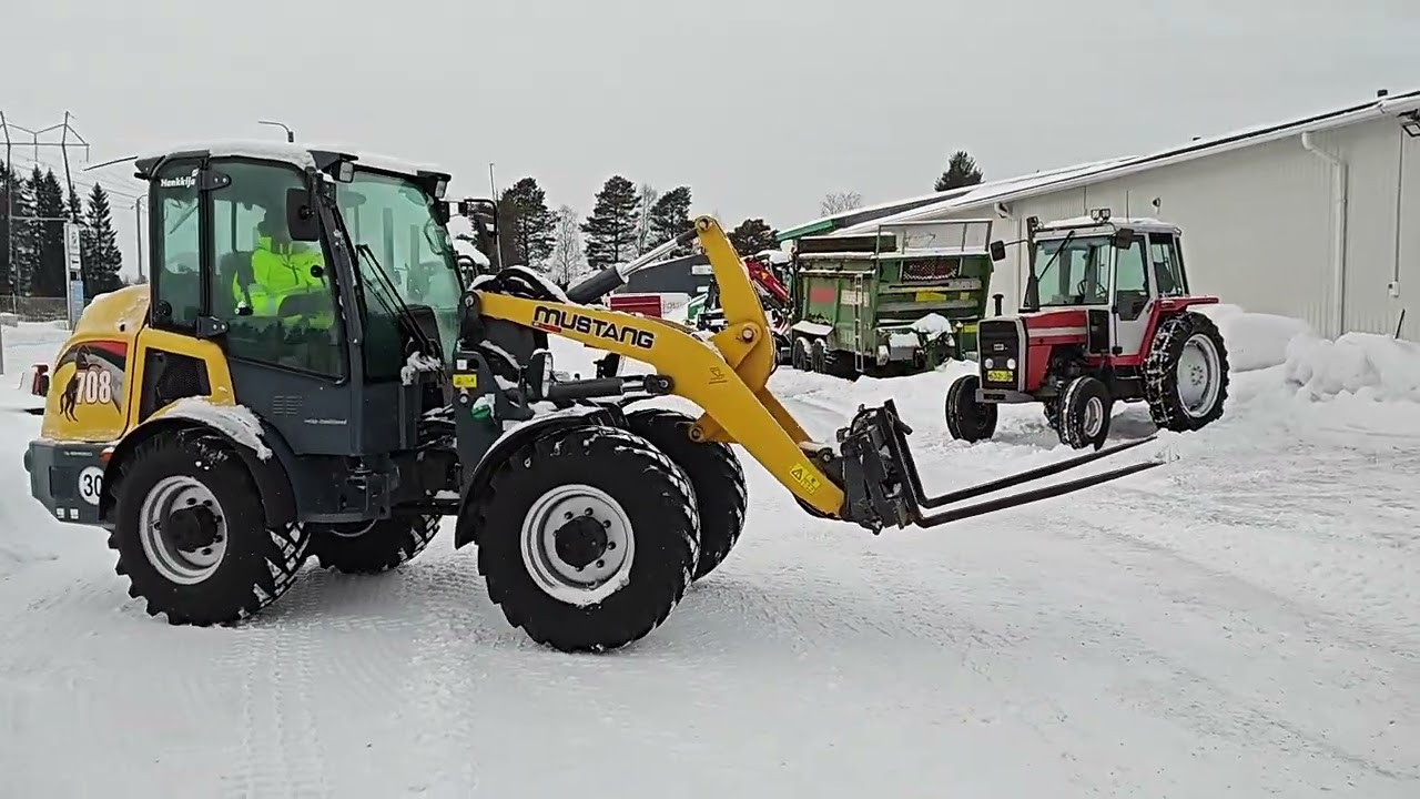 Mustang 708 runko-ohjattava kuormaaja