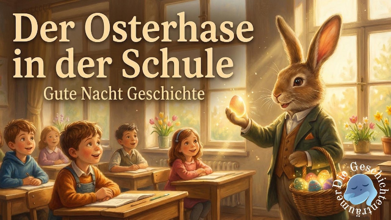 Der Osterhase in der Schule – Eine fröhliche Gute-Nacht-Geschichte