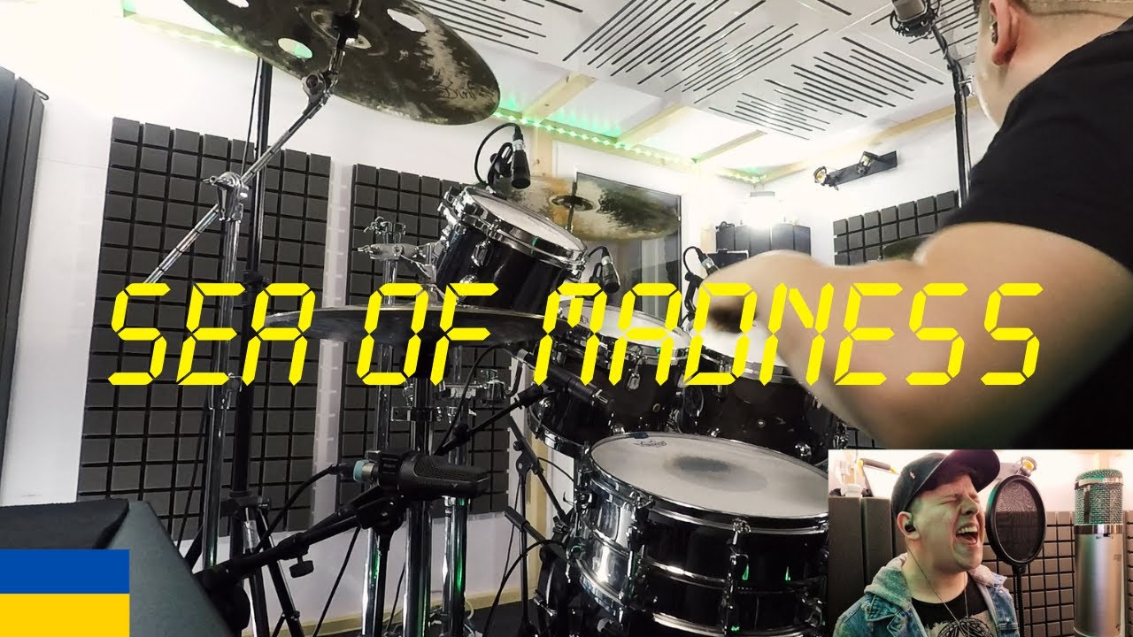 IRON MAIDEN - SEA OF MADNESS - DRUM COVER - JELLY CARDARELLI