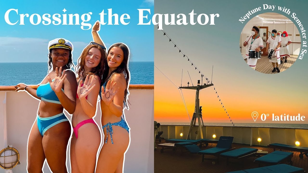 I spent thanksgiving on the equator 🌎⚓ | neptune day with semester at sea