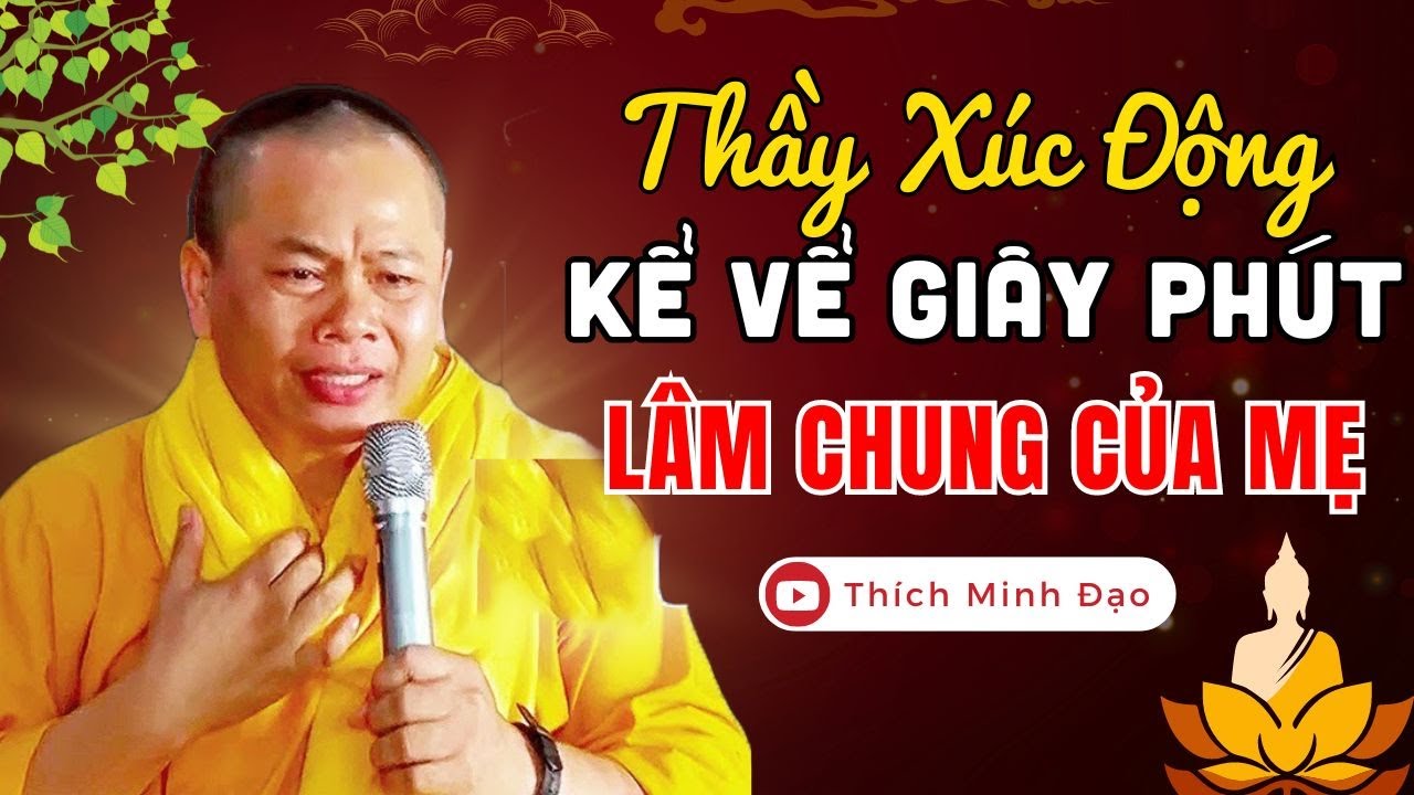 Thầy RƠI NƯỚC MẮT Khi Kể Lại Giây Phút LÂM CHUNG Của Mẹ (rất xúc động) | Thầy Thích Minh Đạo 2024