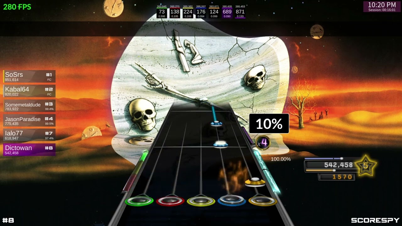 Time - Anthrax 100% FC Clone Hero