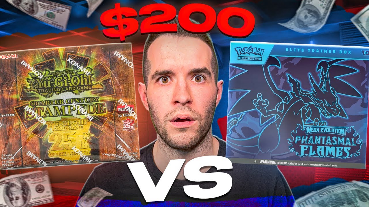 $200 Yugioh Vs $200 Pokemon Boxes (WHICH IS BETTER?)
