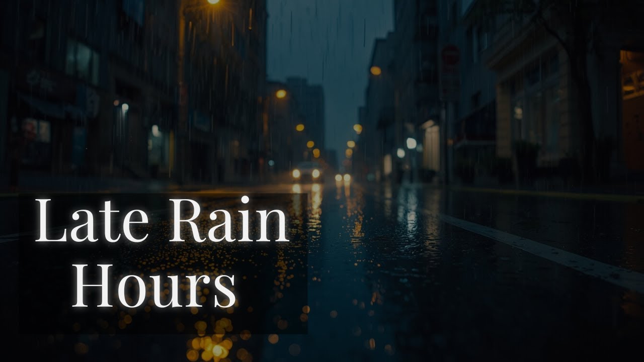 Late Rain Hours 🌧️ Ultra Calm Lofi Jazz