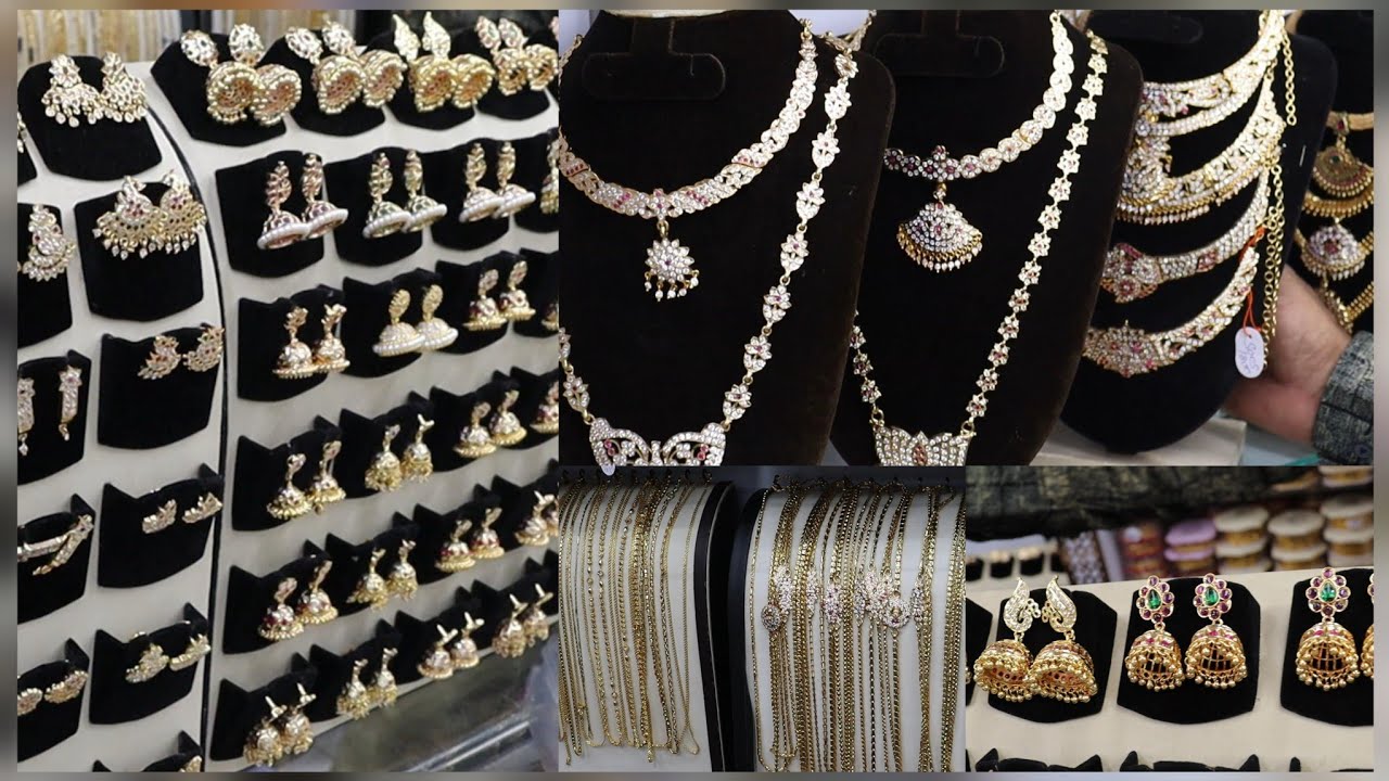 Позолоченный IMPON | Ожерелье Impon Aaram Jumuki T. Nagar impon Jewellery
