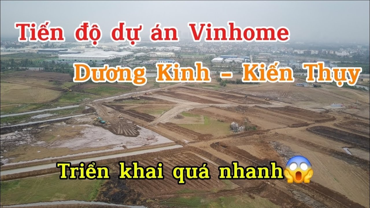 Dự án Vinhome Dương Kinh, Kiến Thụy (Vinhomes Golden City) tiến độ đầu năm 2025