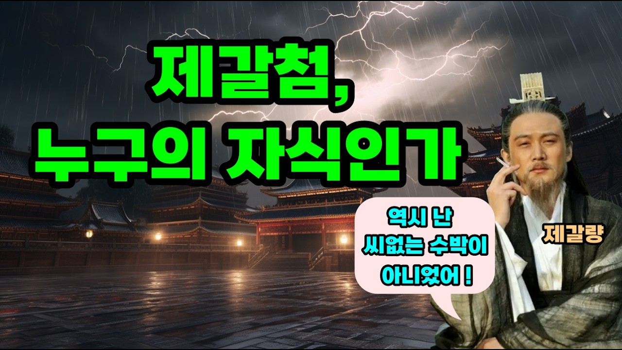 삼국지  제갈첨이 강유를 탄핵하려 했던 이유