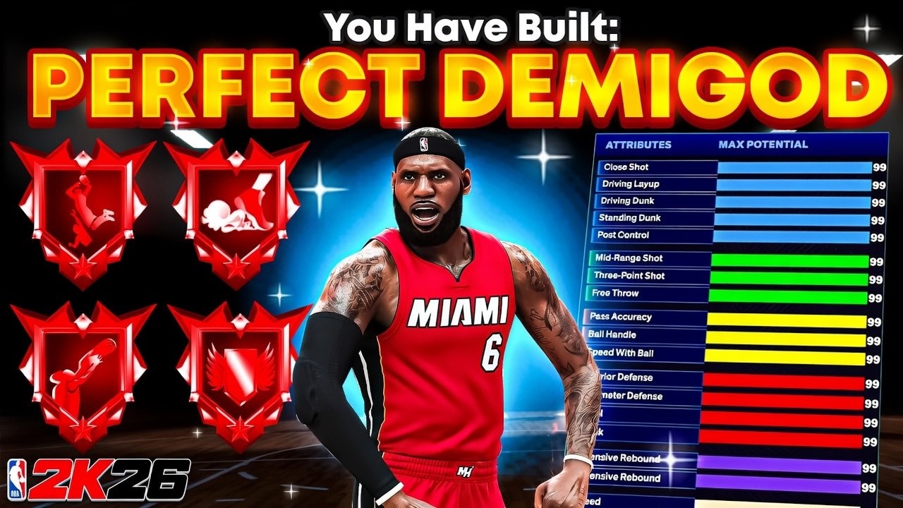 *НОВЫЙ* ЛУЧШИЙ БИЛД 6'8 СЛОМАЛ ИГРУ🔥 НИКАКИХ СЛАБЫХ СТОРОН! ЛУЧШИЙ БИЛД NBA2K26!