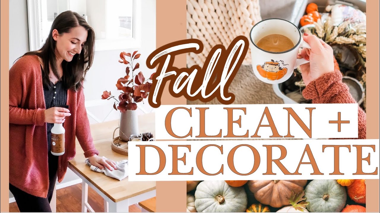 🍁FALL CLEAN + DECORATE WITH ME 2021 | MESSY TO MAGICAL! ✨Minimalist, Hygge decor! Declutter With Me