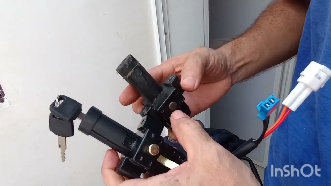 cambio de el switch de encendido de moto tvs 100 sport