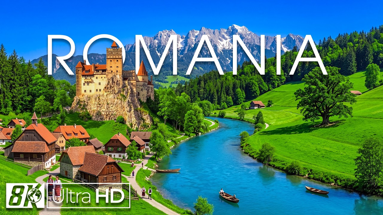 Румыния 8K | Величественные замки, очаровательные деревни и неподвластная времени природа