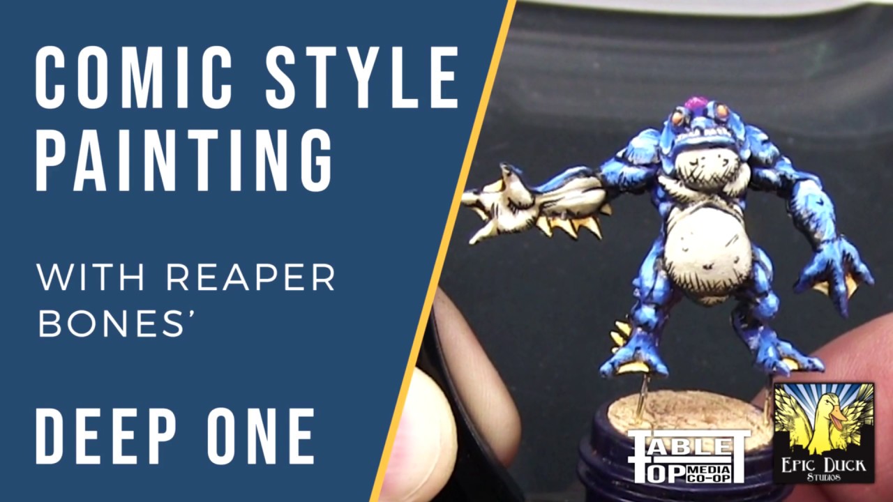 Comic Style Miniature Painting - Borderlands Style Minis