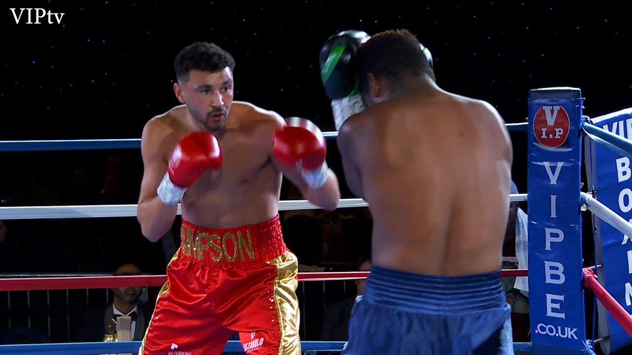 Callum Simpson v Michael Osmanu Osunla at the Royal Armouries in Leeds Feb 26th 2022.