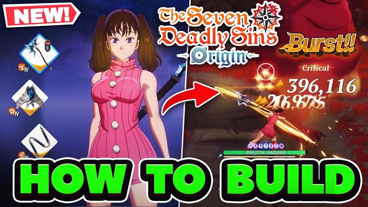 HOW TO BUILD DIANE! Best Teams, Gear & Weapons! | 7DS: Origin
