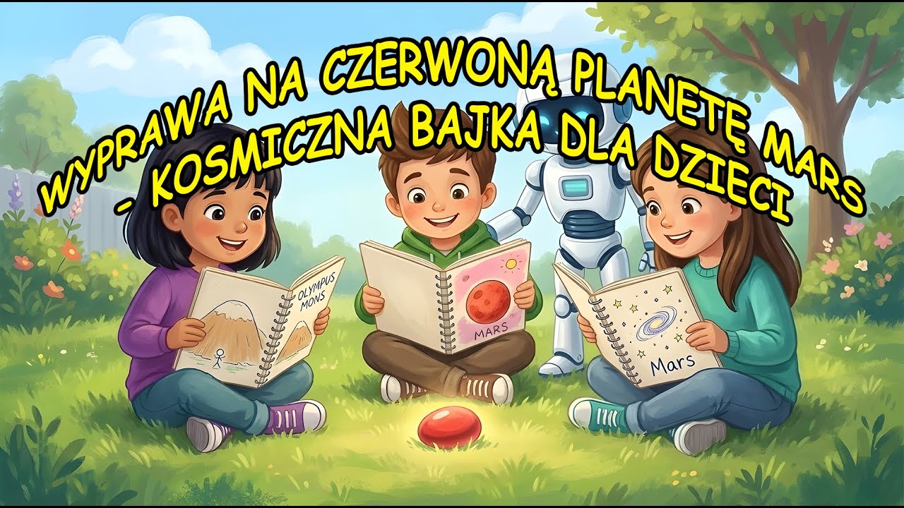 Wyprawa na Czerwoną Planetę Mars - Kosmiczna Bajka dla Dzieci