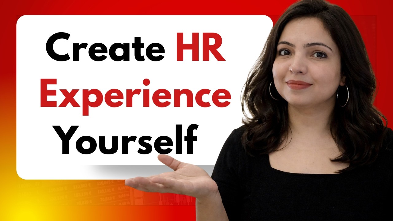 HR Jobs for Freshers: How to Get Hired with ZERO Experience (DIY Projects)