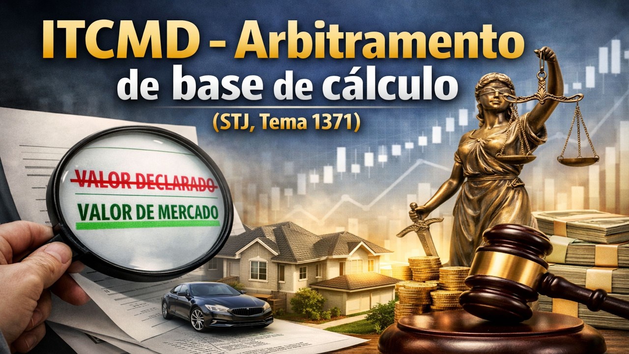 ITCMD ➡️  Arbitramento de base de cálculo ⚖️ STJ, Tema 1371