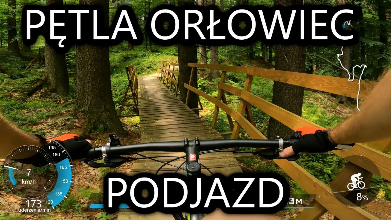 Singletrack Glacensis - Pętla Orłowiec 2022 - Podjazd.