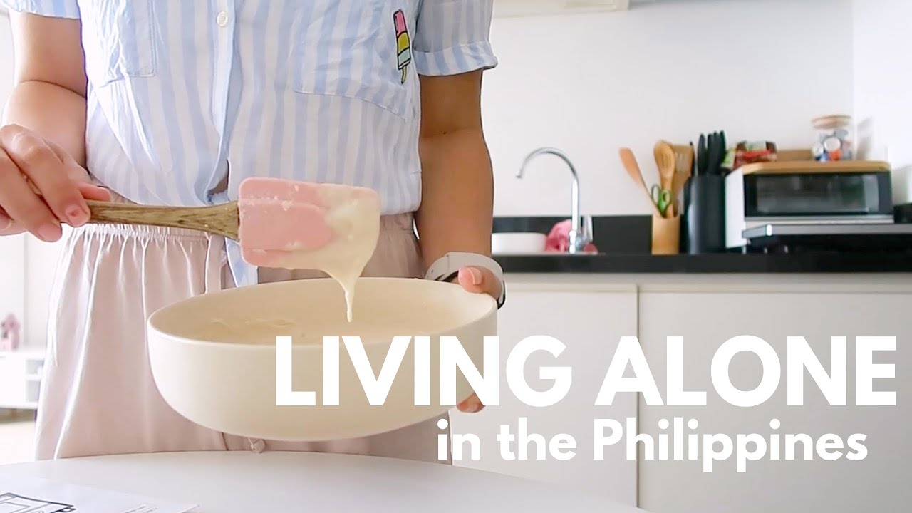 LIVING ALONE IN THE PHILIPPINES | work from home, new cookwares, cafés, unboxing…