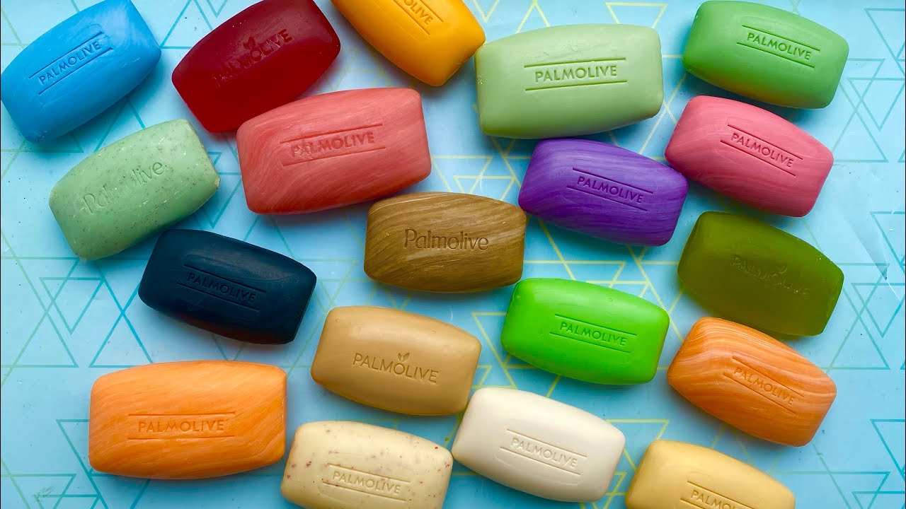 ASMR CUTTING 🧼DRY SOAP ASMR SOUNDS 🧼 RELAX 🫧 PALMOLIVE 🧼