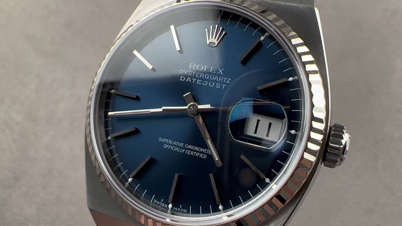 Rolex Oysterquartz Datejust 17014 Rolex Watch Review