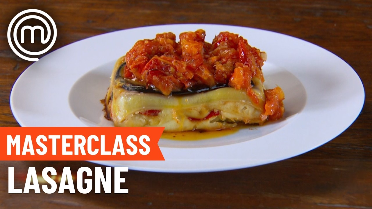 Идеальная овощная лазанья от Нила Перри 🍅🧀 | Мастер-класс | MasterChef Australia
