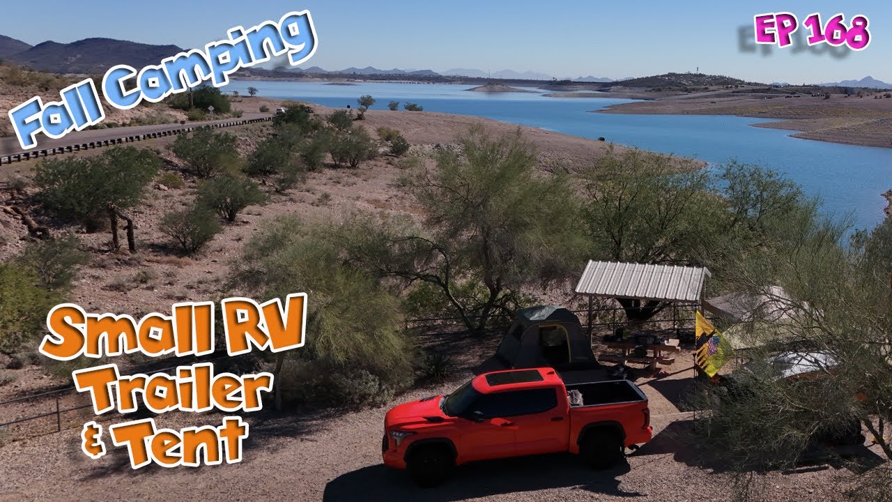 EP 168: Arizona Lake Camping | Fall RV & Tent at Lake Pleasant